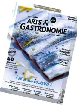 Arts & Gastronomie – Ete 2016