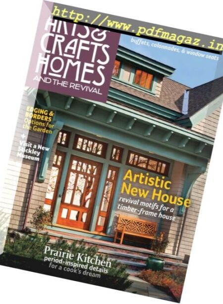 Arts and Crafts Homes – Fall 2016 Cover