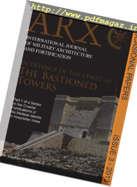 ARX Occasional Papers – N 3, 2013 Cover