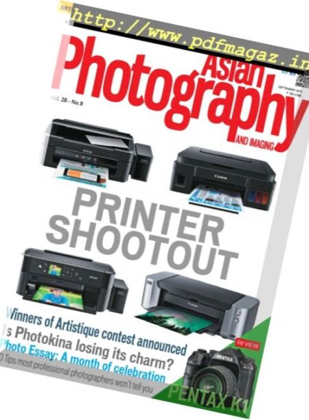 Asian Photography – September 2016 Cover