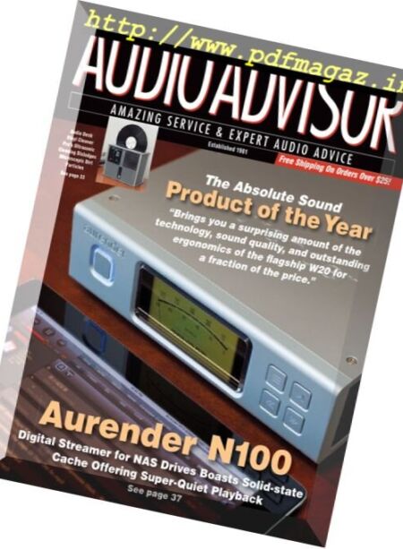 Audio Advisor – 2016 Cover