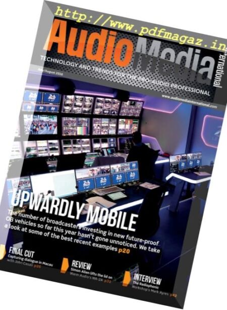 Audio Media International – July-August 2016 Cover