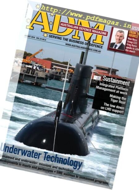 Australian Defence – August 2016 Cover