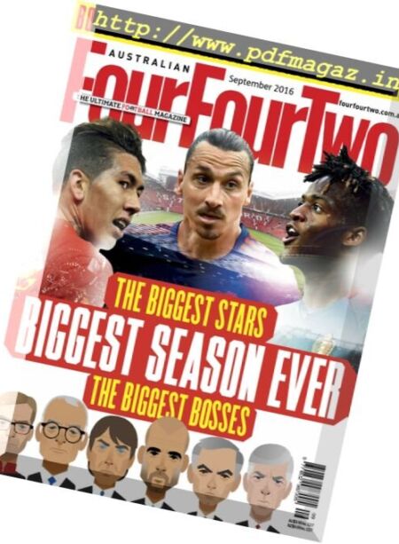 Australian FourFourTwo – September 2016 Cover