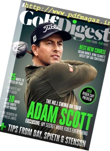 Australian Golf Digest – September 2016 Cover