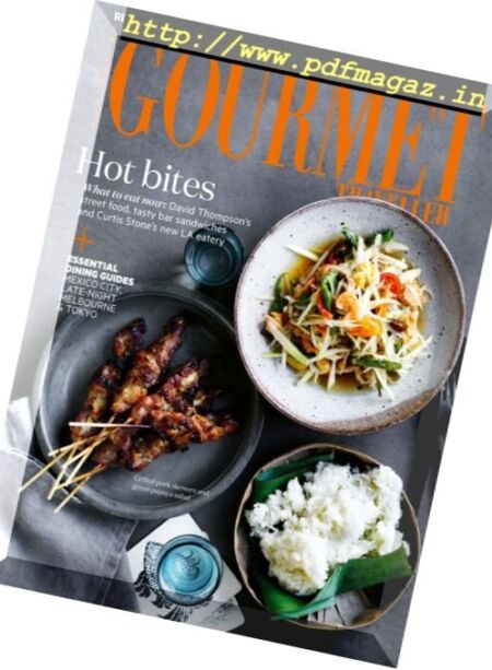 Australian Gourmet Traveller – September 2016 Cover