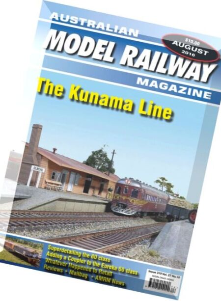Australian Model Railway – August 2016 Cover