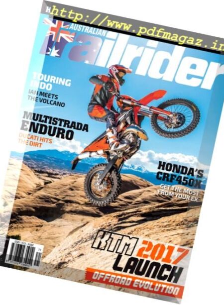 Australian Trailrider – August – September 2016 Cover