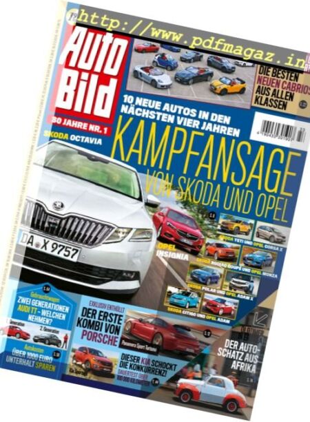 Auto Bild Germany – 19 August 2016 Cover