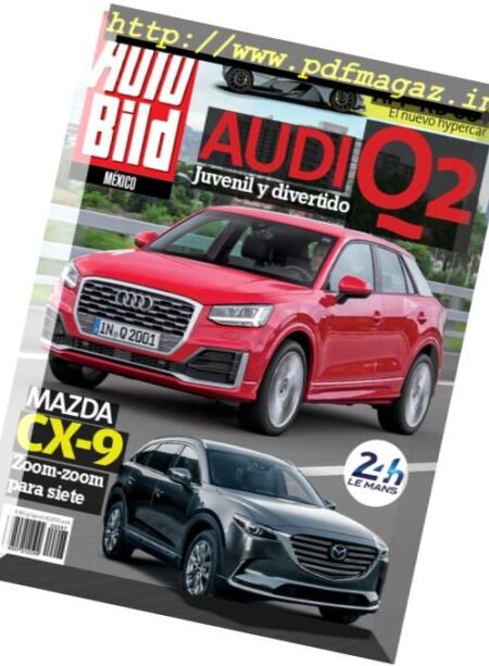 Auto Bild Mexico – Agosto 2016 Cover