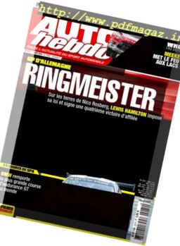 Auto Hebdo – 3 Aout 2016