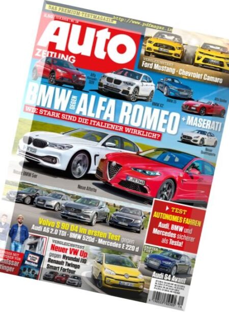 Auto Zeitung – 10 August 2016 Cover