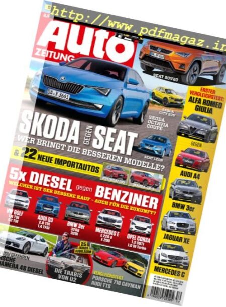 Auto Zeitung – 24 August 2016 Cover