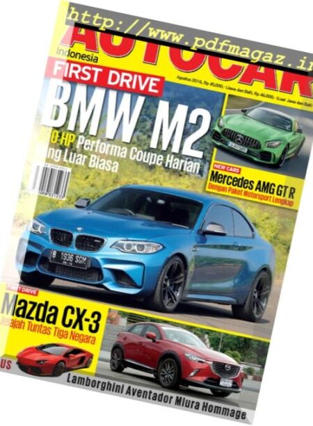 Autocar Indonesia – August 2016 Cover