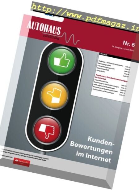 Autohaus PulsSchlag – 13 Juni 2016 Cover