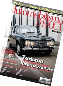 Automobilismo d’Epoca – Agosto-Settembre 2016