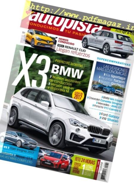 Autopista – 26 Julio 2016 Cover