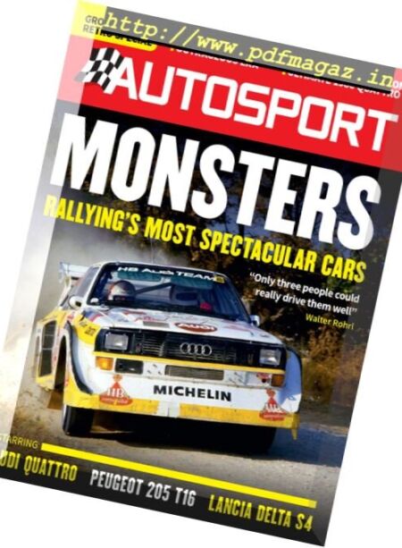 Autosport – 18 August 2016 Cover