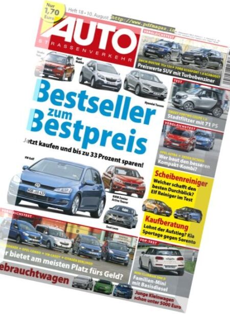 AUTOStrassenverkehr – 10 August 2016 Cover