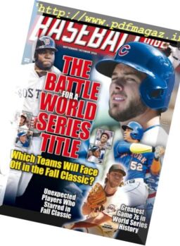 Baseball Digest – September-October 2016