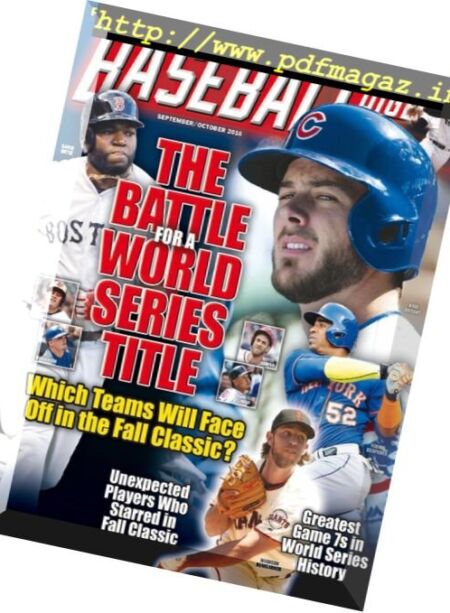 Baseball Digest – September-October 2016 Cover