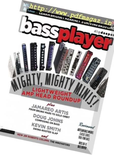 Bass Player – September 2016 Cover