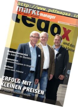 Bau Markt Manager – August 2016