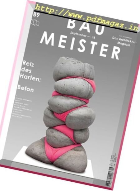 Baumeister – September 2016 Cover