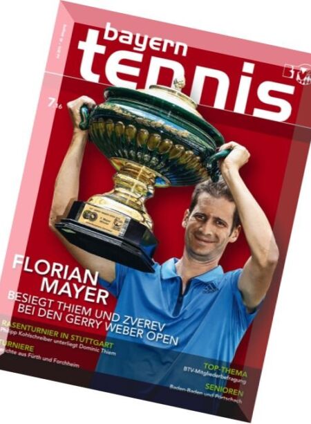 Bayern Tennis – Juli 2016 Cover
