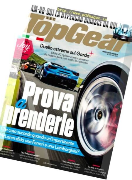 BBC Top Gear Italia – Settembre 2016 Cover