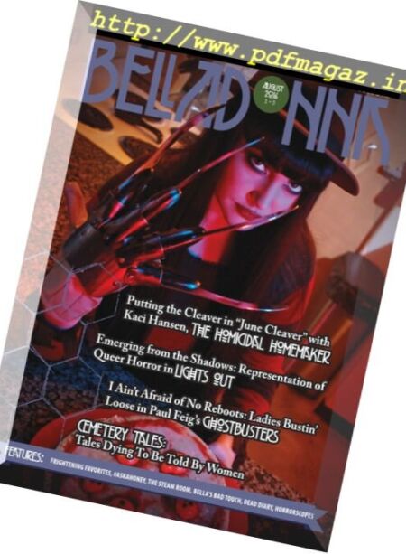 Belladonna – August 2016 Cover