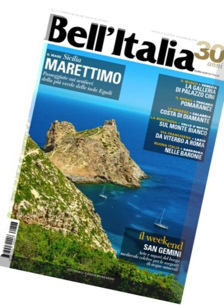 Bell’Italia – Luglio 2016 Cover