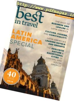 Best In Travel Magazine – Issue 40, 2016