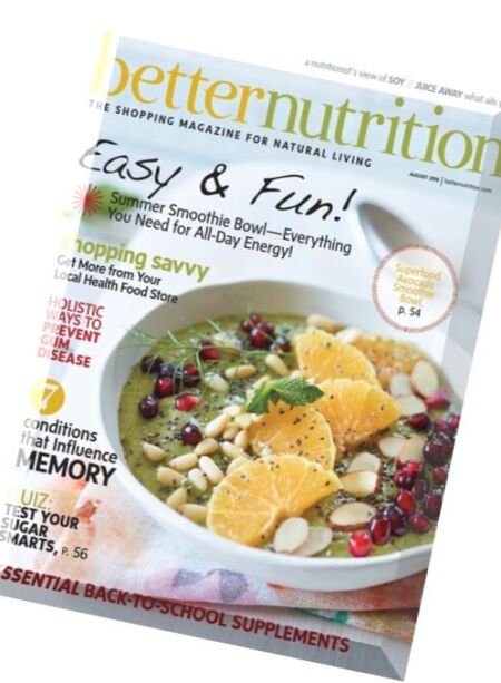 Better Nutrition – August 2016 Cover