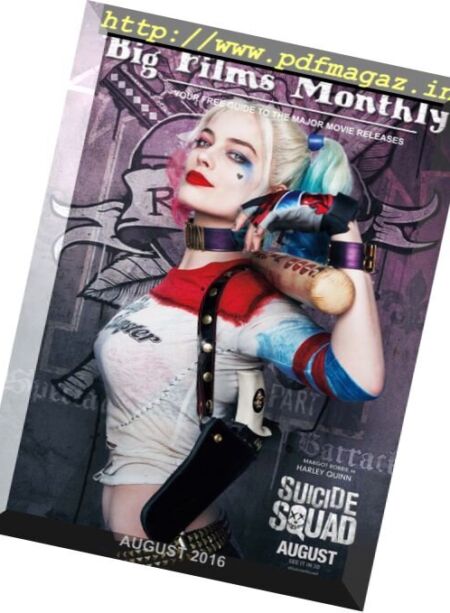 Big Films Monthly – August 2016 Cover