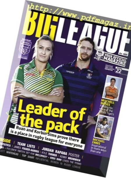 Big League – Round 22 – 4 August 2016 Cover