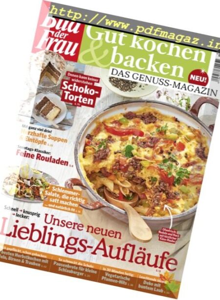 Bild der Frau – Gut Kochen & Backen – September-Oktober 2016 Cover