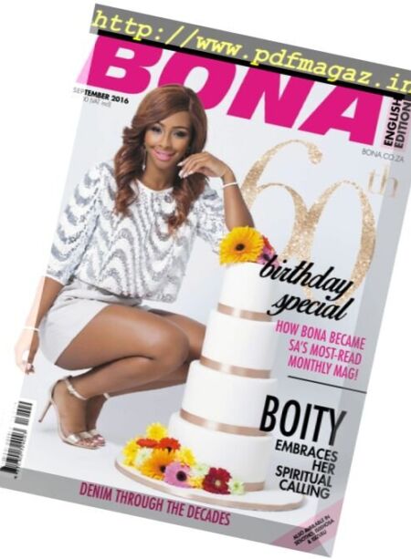 Bona – September 2016 Cover