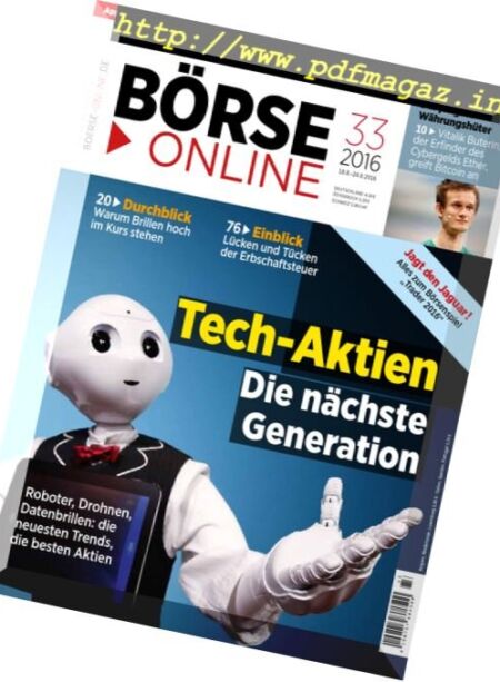 Borse Online – 18 August 2016 Cover