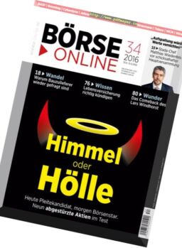 Borse Online – 25 August 2016