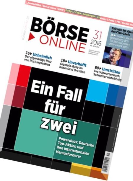 Borse Online – 4 August 2016 Cover