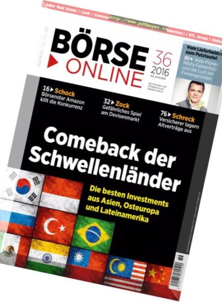 Borse Online – 8 September 2016 Cover