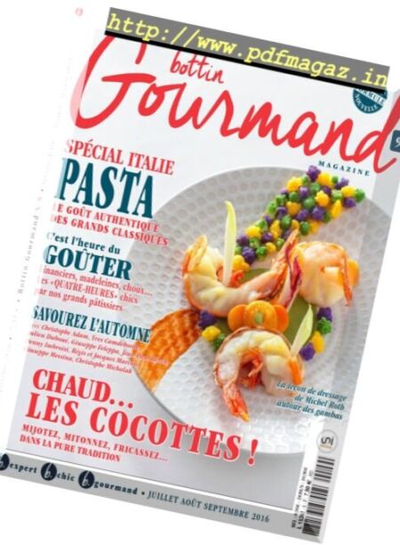 Bottin Gourmand Magazine – Juillet-Septembre 2016 Cover