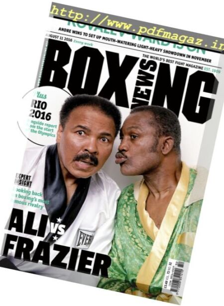 Boxing News – 11 August 2016 Cover