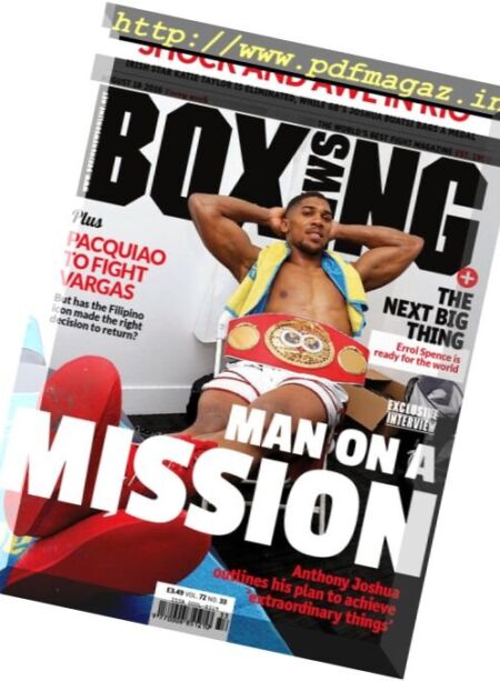 Boxing News – 18 August 2016 Cover