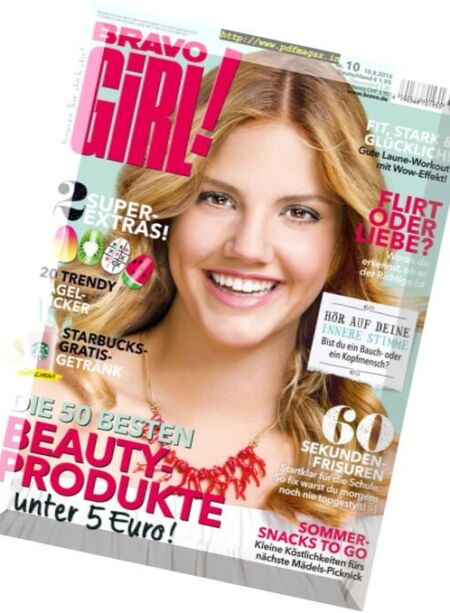 Bravo Girl! – Nr.10, 10 August 2016 Cover