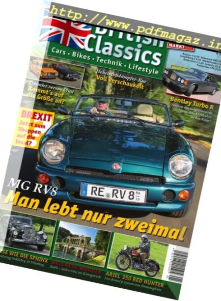British Classics – September-Oktober 2016 Cover