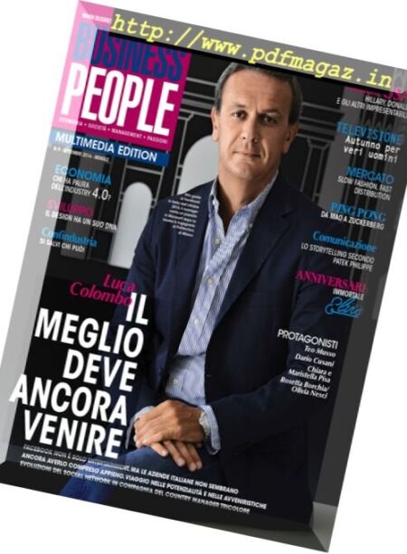 Business People – Settembre 2016 Cover