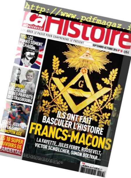 Ca m’interesse Histoire – Septembre-Octobre 2016 Cover