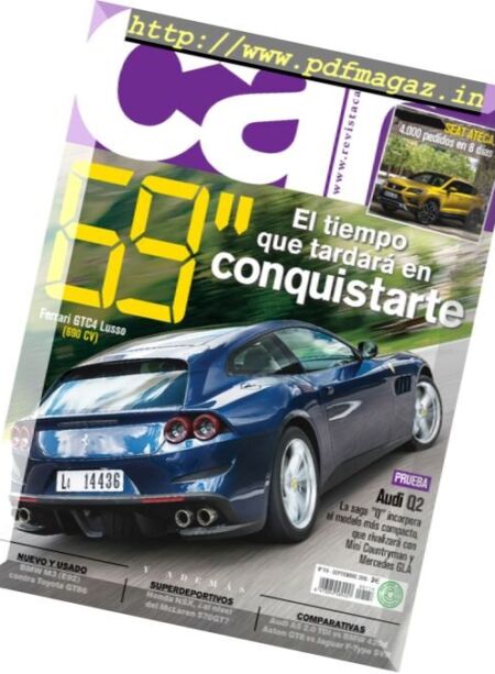 Car Spain – Septiembre 2016 Cover